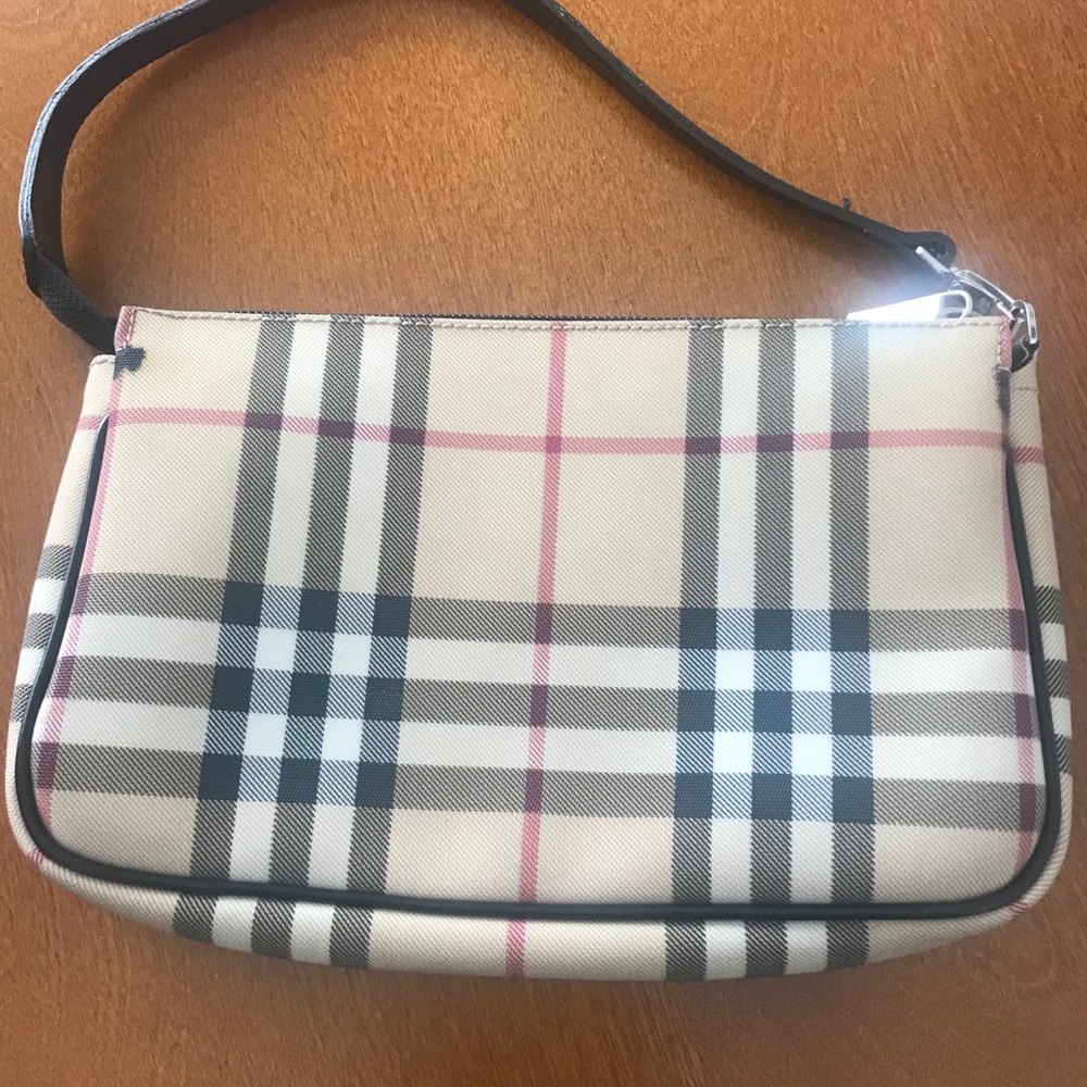 Burberry Vintage Nova Check Pochette Handbag